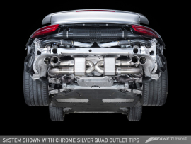 AWE Exhaust Suite and High-Flow Cat Sections for Porsche 991 Turbo