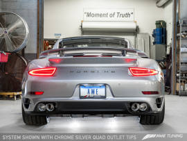 AWE Exhaust Suite and High-Flow Cat Sections for Porsche 991 Turbo