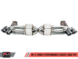 AWE Exhaust Suite and High-Flow Cat Sections for Porsche 991.2 Turbo