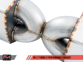 AWE Exhaust Suite and High-Flow Cat Sections for Porsche 991.2 Turbo