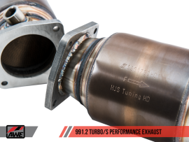 AWE Exhaust Suite and High-Flow Cat Sections for Porsche 991.2 Turbo