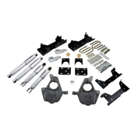 BELLTECH 657SP LOWERING KIT W/ SP SHOCKS (FRONT TORSION BAR SUSPENSION ONLY)