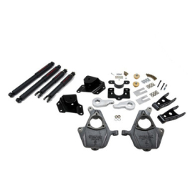 BELLTECH 661ND LOWERING KIT W/ ND2 SHOCKS (FRONT TORSION BAR SUSPENSION ONLY)