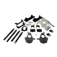 BELLTECH 662ND LOWERING KIT W/ ND2 SHOCKS (FRONT TORSION BAR SUSPENSION ONLY)