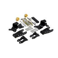 BELLTECH 6905 SHACKLE & HANGER KIT | 4 INCH DROP