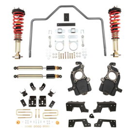BELLTECH 1008HKP PERFORMANCE HANDLING KIT PLUS W/ DAMPING/HEIGHT ADJUSTABLE FRONT COILOVERS