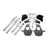 BELLTECH 946SP LOWERING KIT W/ SP SHOCKS (FRONT TORSION BAR SUSPENSION ONLY)