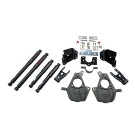 BELLTECH 947ND LOWERING KIT W/ ND2 SHOCKS (FRONT TORSION BAR SUSPENSION ONLY)