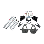 BELLTECH 947SP LOWERING KIT W/ SP SHOCKS (FRONT TORSION BAR SUSPENSION ONLY)