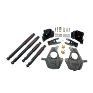 BELLTECH 948ND LOWERING KIT W/ ND2 SHOCKS (FRONT TORSION BAR SUSPENSION ONLY)