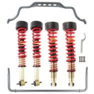 BELLTECH 150222HK 2.5 INCH LEVELING KIT W/ HEIGHT ADJUSTABLE COILOVERS & SWAYBAR SET