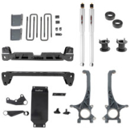 BELLTECH 154301BK6 6 INCH LIFT KIT | FRONT SPACERS AND REAR TRAIL PERFORMANCE SHOCKS