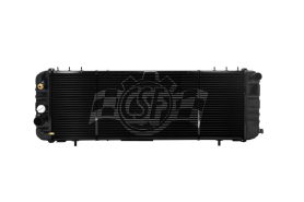 CSF 88-90 Cherokee (XJ) 4.0L w/o filler neck (3-Row Copper Core) Radiator