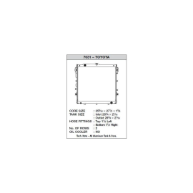 CSF 07-21 Toyota Tundra V8 (AT & MT) / 08-22 Sequoia All-Aluminum Radiator