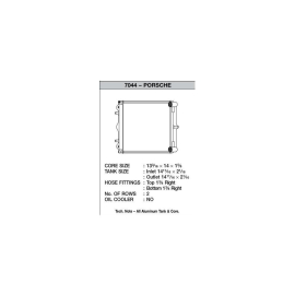 CSF Porsche 996 911 / 986 Boxster (Fits Left/Right) All-Aluminum Radiator