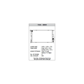 CSF BMW E82 1M / 08-11 E8X 135i / 07-2011 E9X 335i / E89 Z4 (AT) All-Aluminum Radiator