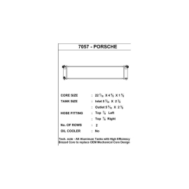 CSF Porsche 996 Carrera / GT3 / GT3 RS / 986 Boxster (Center) All-Aluminum Radiator