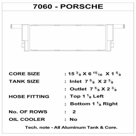 CSF Porsche 981 Cayman/Boxster (Center) Auxiliary All-Aluminum Radiator