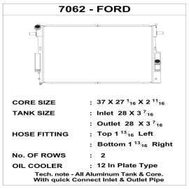 CSF 08-10 Ford Super Duty 6.4L Turbo Diesel All-Aluminum Radiator