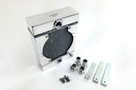 CSF The KING Cooler - Ultimate Drag Race Radiator w/ SPAL Fan & Mounting Kit