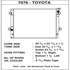 CSF 03-09 Toyota 4Runner / 06-14 FJ Cruiser Heavy-Duty All-Aluminum Radiator