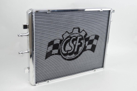 CSF BMW F8X M3/M4 Front Mount Heat Exchanger w/ Rock Guard - Silver