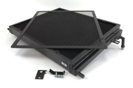 CSF BMW F8X M3/M4 Front Mount Heat Exchanger w/ Rock Guard - Black