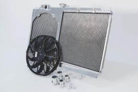 CSF The Ultimate Evo Full-Slim Radiator for Mitsubishi Evo 4/5/6/7/8/9 - Raw