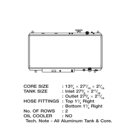 CSF K-Swap radiator