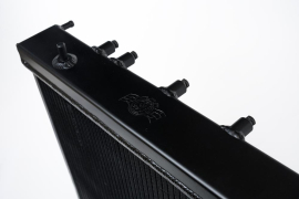 CSF Subaru Impreza WRX/STi High-Performance All-Aluminum Radiator with Filler Neck - Black