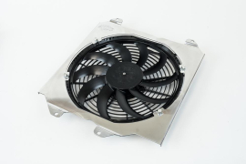 CSF 92-00 Civic All-Aluminum Fan Shroud w/ 12-inch SPAL Fan - Mirror