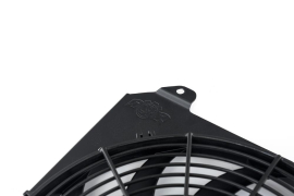 CSF 92-00 Civic All-Aluminum Fan Shroud w/ 12-inch SPAL Fan - Black