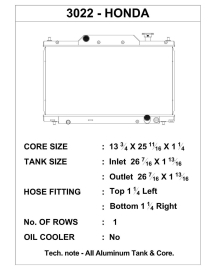 CSF 03-05 Honda Civic Si High-Performance All-Aluminum Radiator