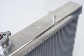 CSF R32 Skyline GT-R/GTS Full Billet Aluminum High-Performance Radiator - Raw Billet