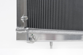 CSF R32 Skyline GT-R/GTS Full Billet Aluminum High-Performance Radiator - Raw Billet