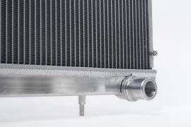 CSF R32 Skyline GT-R/GTS Full Billet Aluminum High-Performance Radiator - Raw Billet