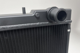 CSF R32 Skyline GT-R/GTS Full Billet Aluminum High-Performance Radiator - Black