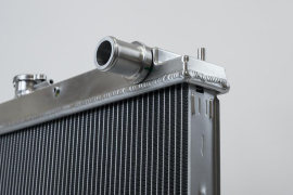 CSF R33 Skyline GT-R/GTS Full Billet Aluminum High-Performance Radiator - Raw Billet