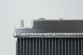 CSF R33 Skyline GT-R/GTS Full Billet Aluminum High-Performance Radiator - Raw Billet