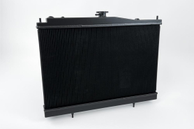 CSF R33 Skyline GT-R/GTS Full Billet Aluminum High-Performance Radiator - Black