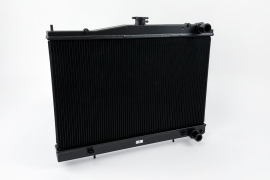 CSF R33 Skyline GT-R/GTS Full Billet Aluminum High-Performance Radiator - Black