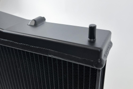 CSF R33 Skyline GT-R/GTS Full Billet Aluminum High-Performance Radiator - Black