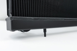 CSF R33 Skyline GT-R/GTS Full Billet Aluminum High-Performance Radiator - Black