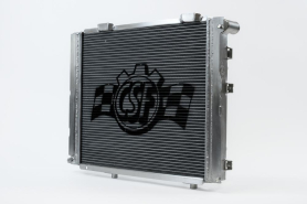 CSF Mercedes 190E 2.3-16/2.5-16 Aluminum High-Performance Radiator - Raw Billet