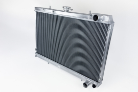 CSF High-Performance All-Aluminum Radiator for Nissan R32 Skyline GT-R - Silver