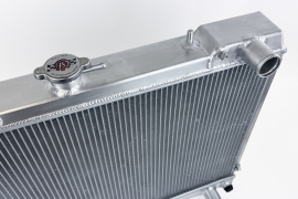 CSF High-Performance All-Aluminum Radiator for Nissan R32 Skyline GT-R - Silver