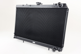 CSF High-Performance All-Aluminum Radiator for Nissan R32 Skyline GT-R - Black