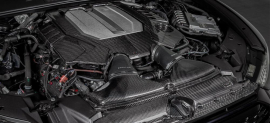 Eventuri Audi C8 RS6 RS7 Black Carbon Engine Cover Gloss