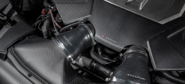 Eventuri Audi C8 RS6 RS7 Black Carbon Engine Cover Gloss