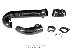 Eventuri Honda FK2 Black Carbon MAF-TUBE and silicone hose